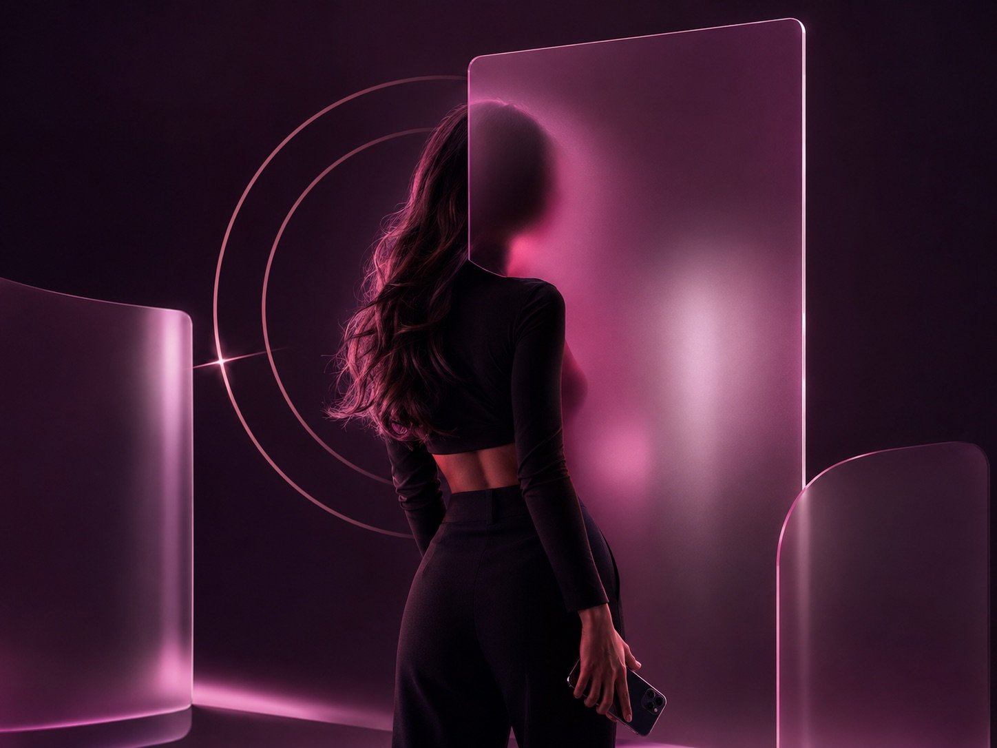 Anonymous creator concept focused on privacy and brand identity